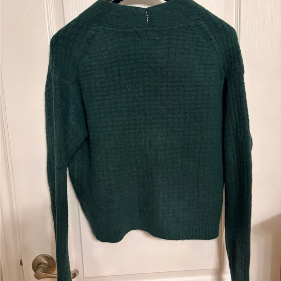 Universal Thread teal  V-Neck Button Cardigan - Picture 2 of 4